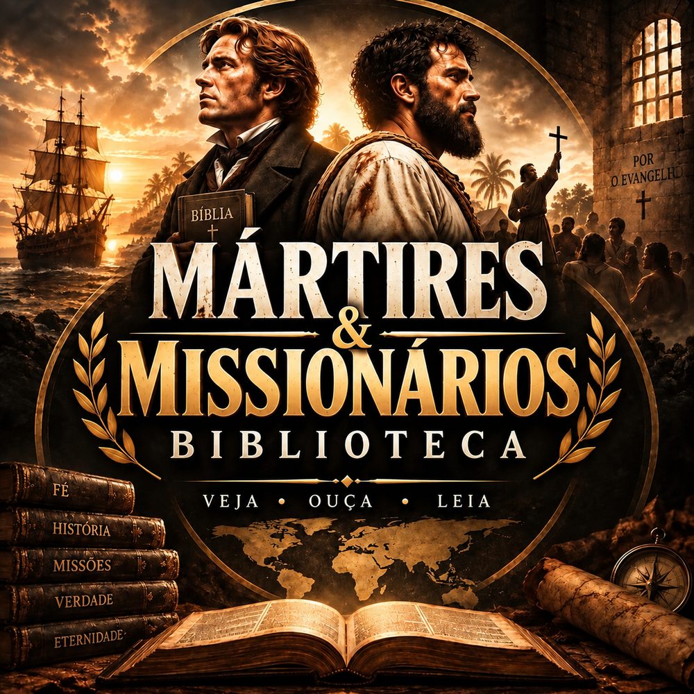 Mockup da Biblioteca Mártires & Missionários