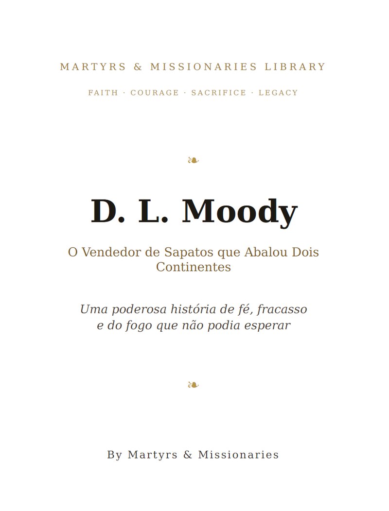 Capa do eBook D. L. Moody