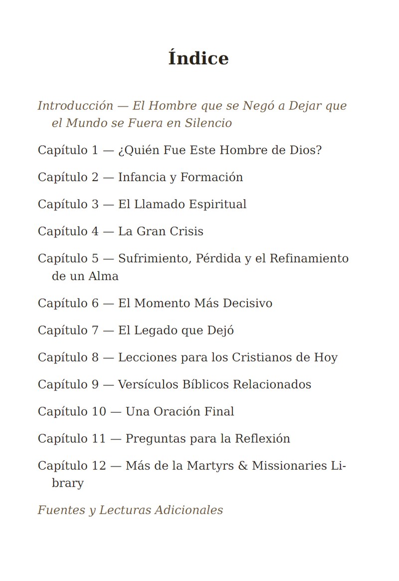 Índice del eBook D. L. Moody