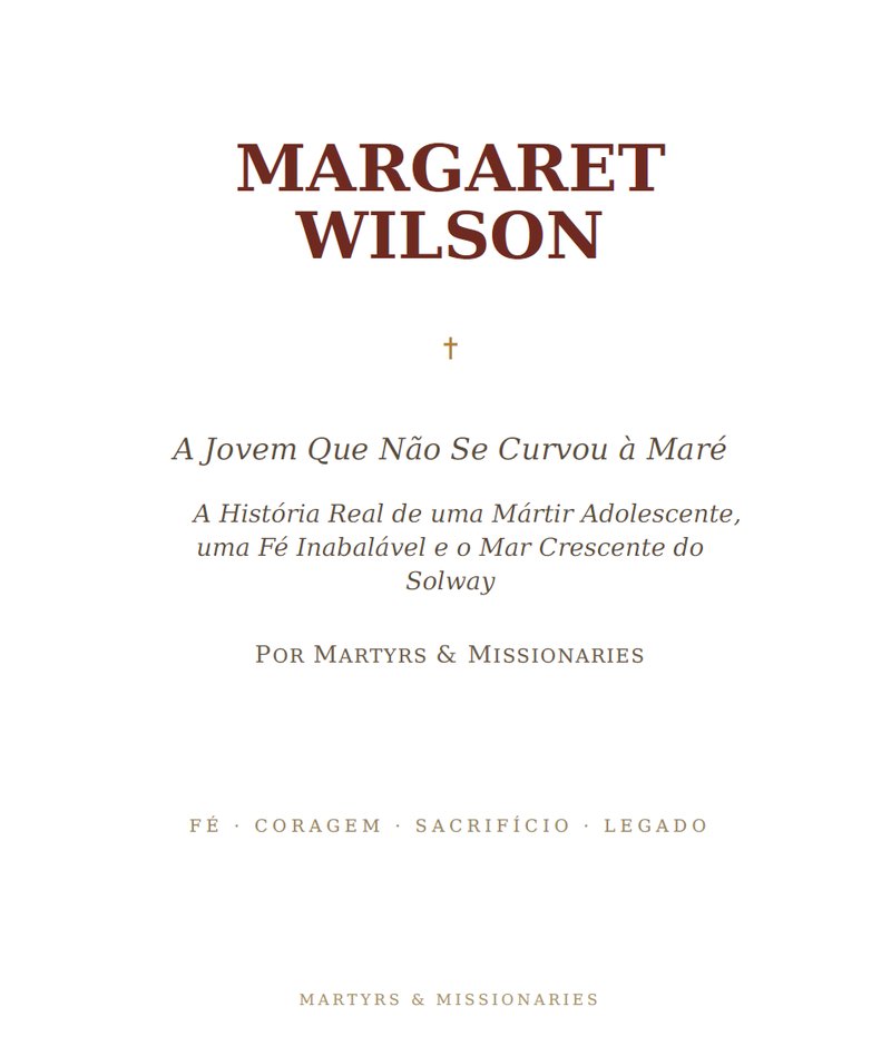 Capa do eBook Margaret Wilson